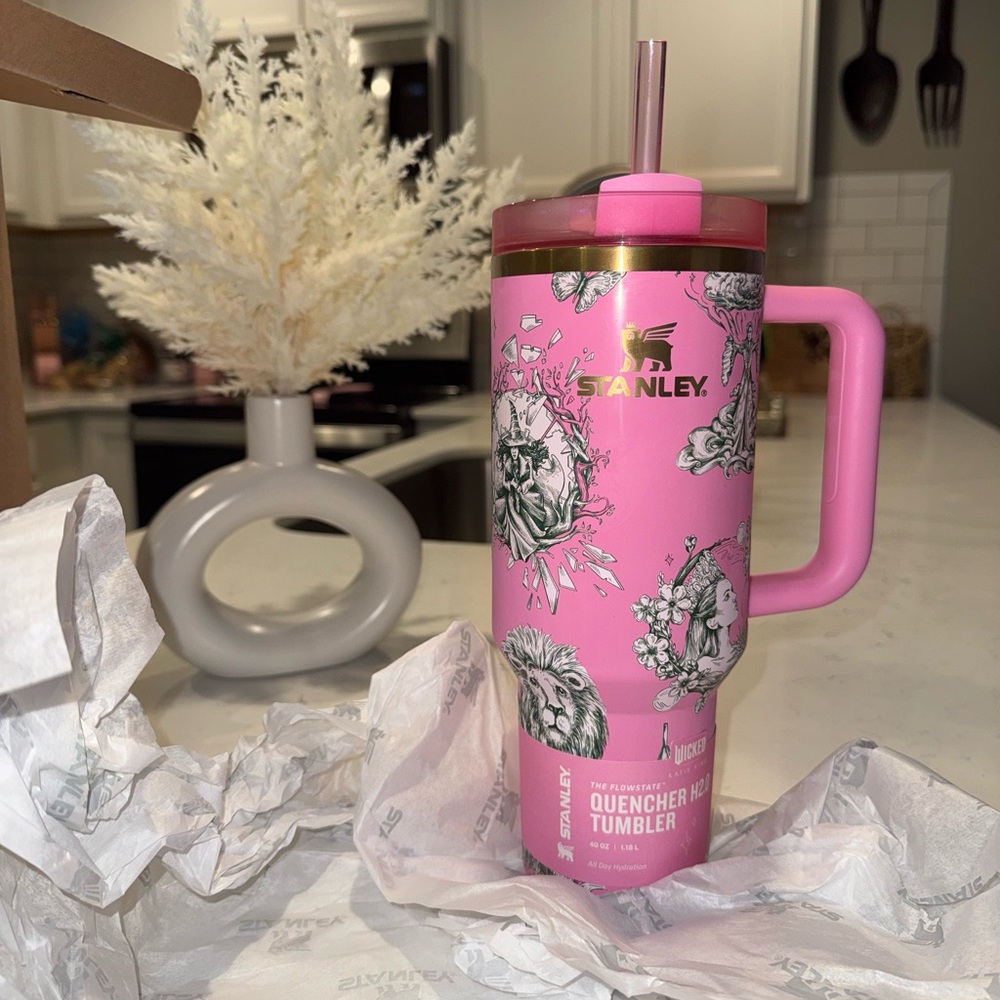 Wicked-Ariana Grande NEW Stanley Pink